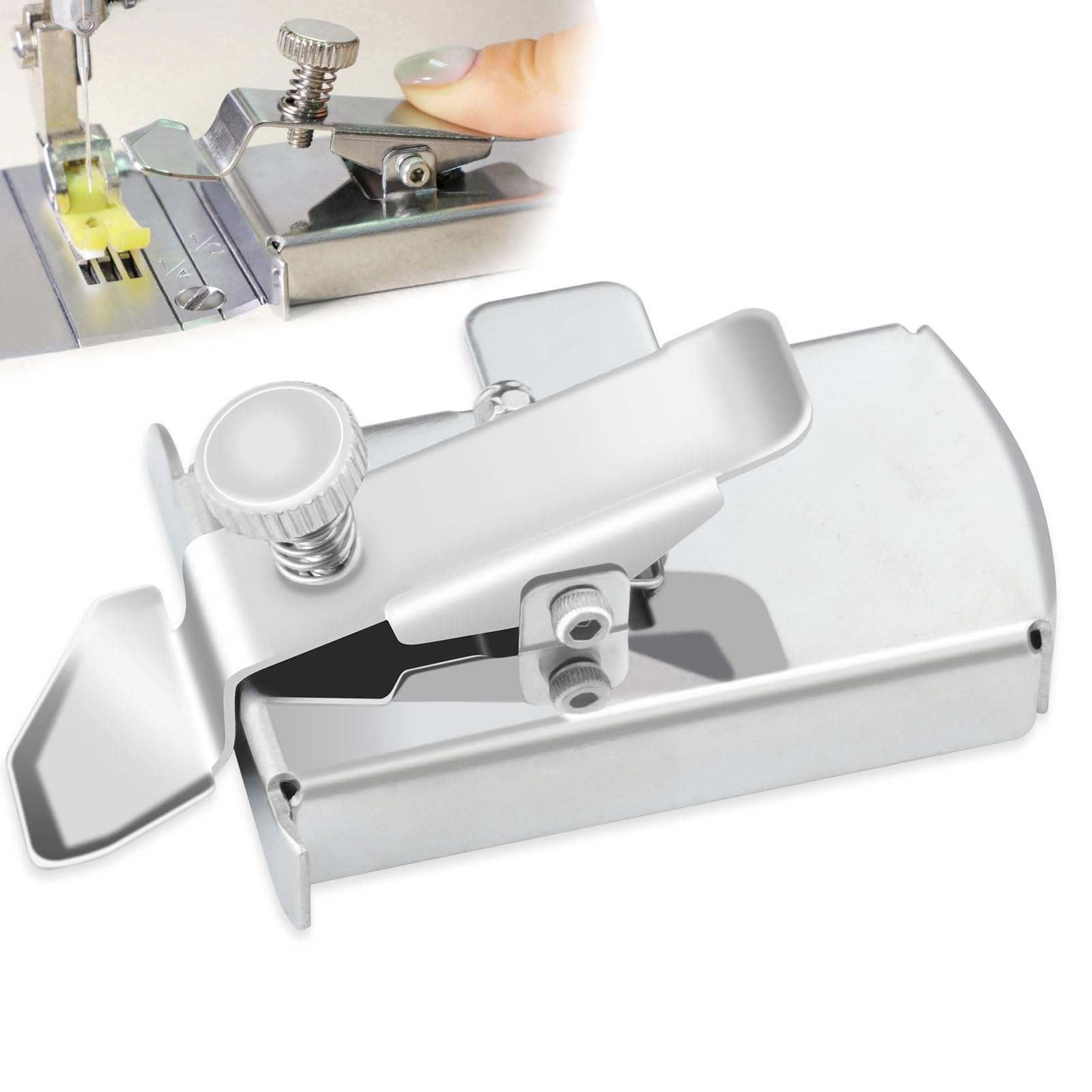 Buddy Sew 3rd Gen Magnetic Seam Guide for Sewing Machines - Universal Multifunctional Presser Foot Attachment for Precise Stitching | Perfect for Quilting, Dressmaking & DIY Sewing Projects