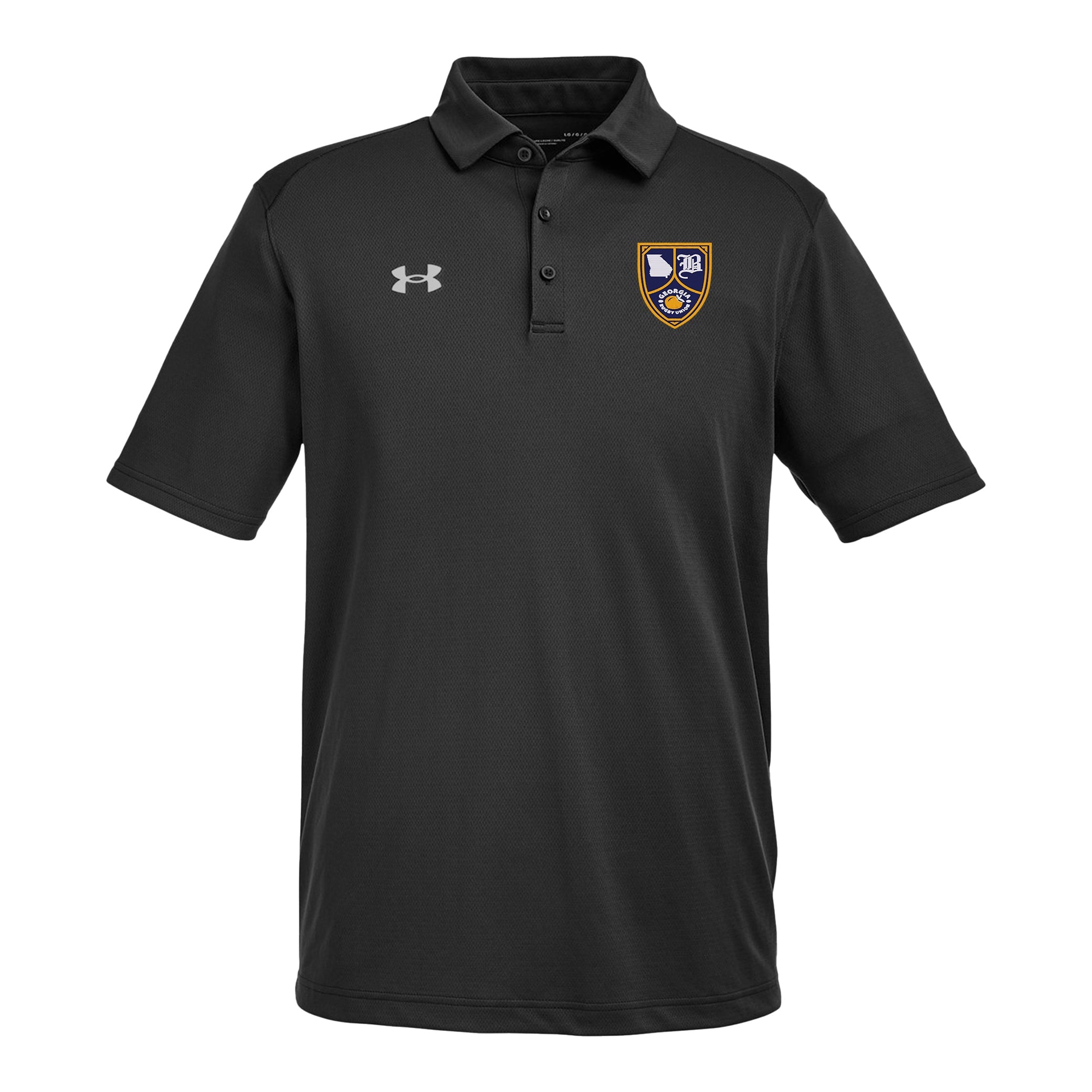 Georgia Rugby Union Tech Polo - Moisture-Wicking Performance Shirt for Rugby & Training - Breathable & Durable for Sports & Casual Wear