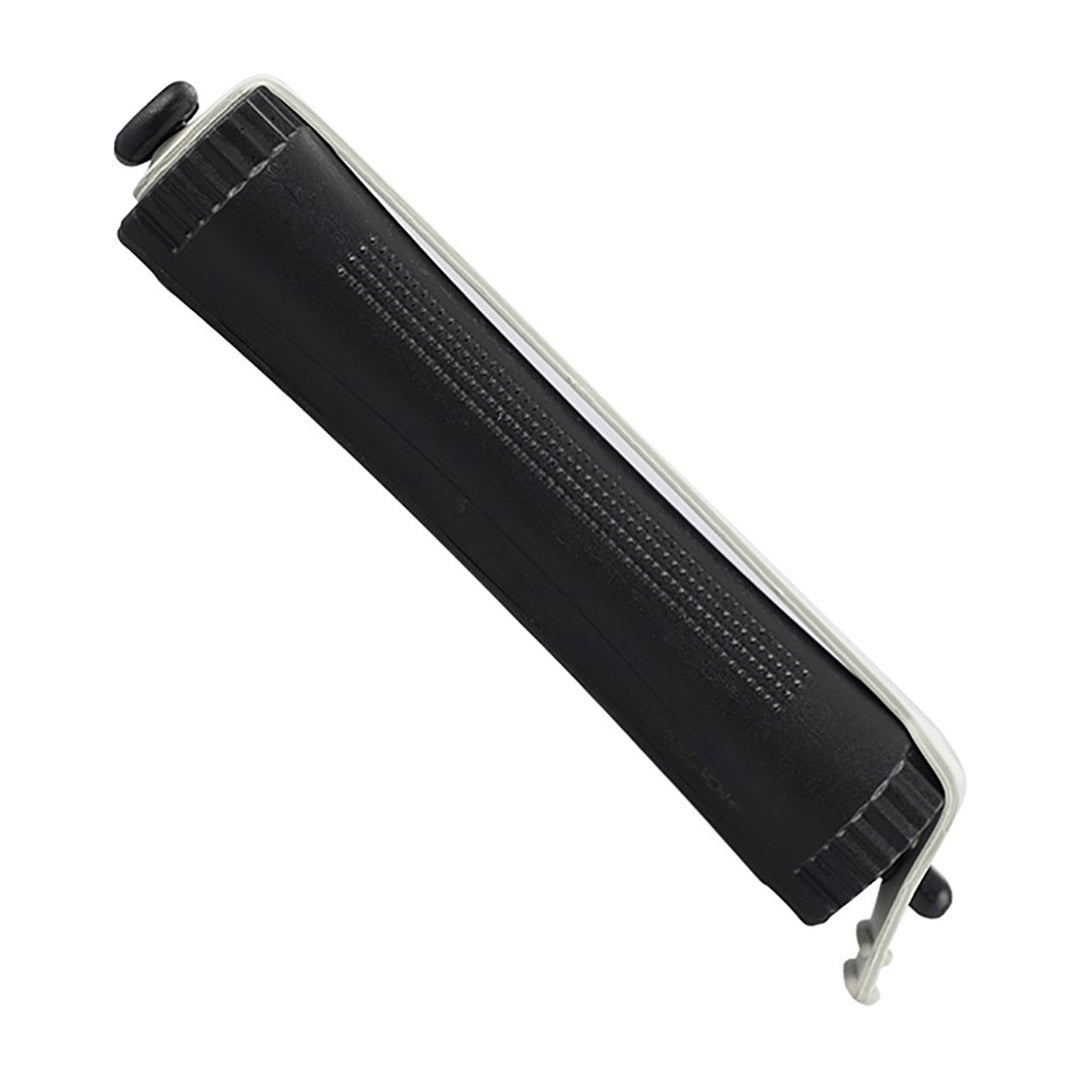 Hair FX Lightweight Perm Rods 17mm Black - 5 Pack for Professional Salon Styling & Home Hair Perming