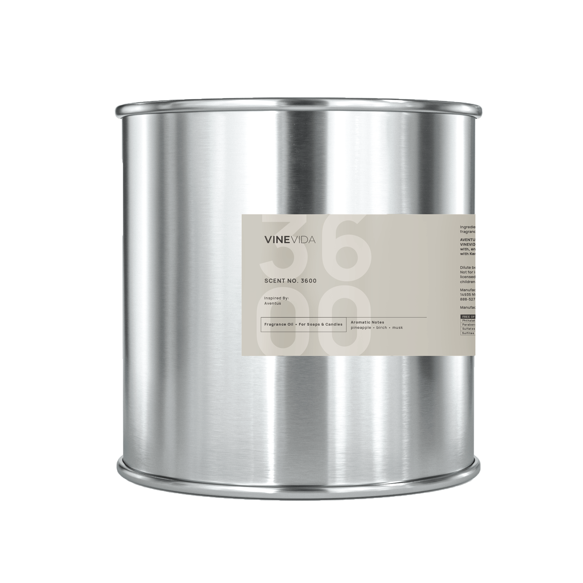 Premium 3600 Fragrance Oil for Soap Making & Candle Making - Aventus by Creed Inspired Scent - Perfect for DIY Home Fragrance, Bath & Body Products, and Aromatherapy
