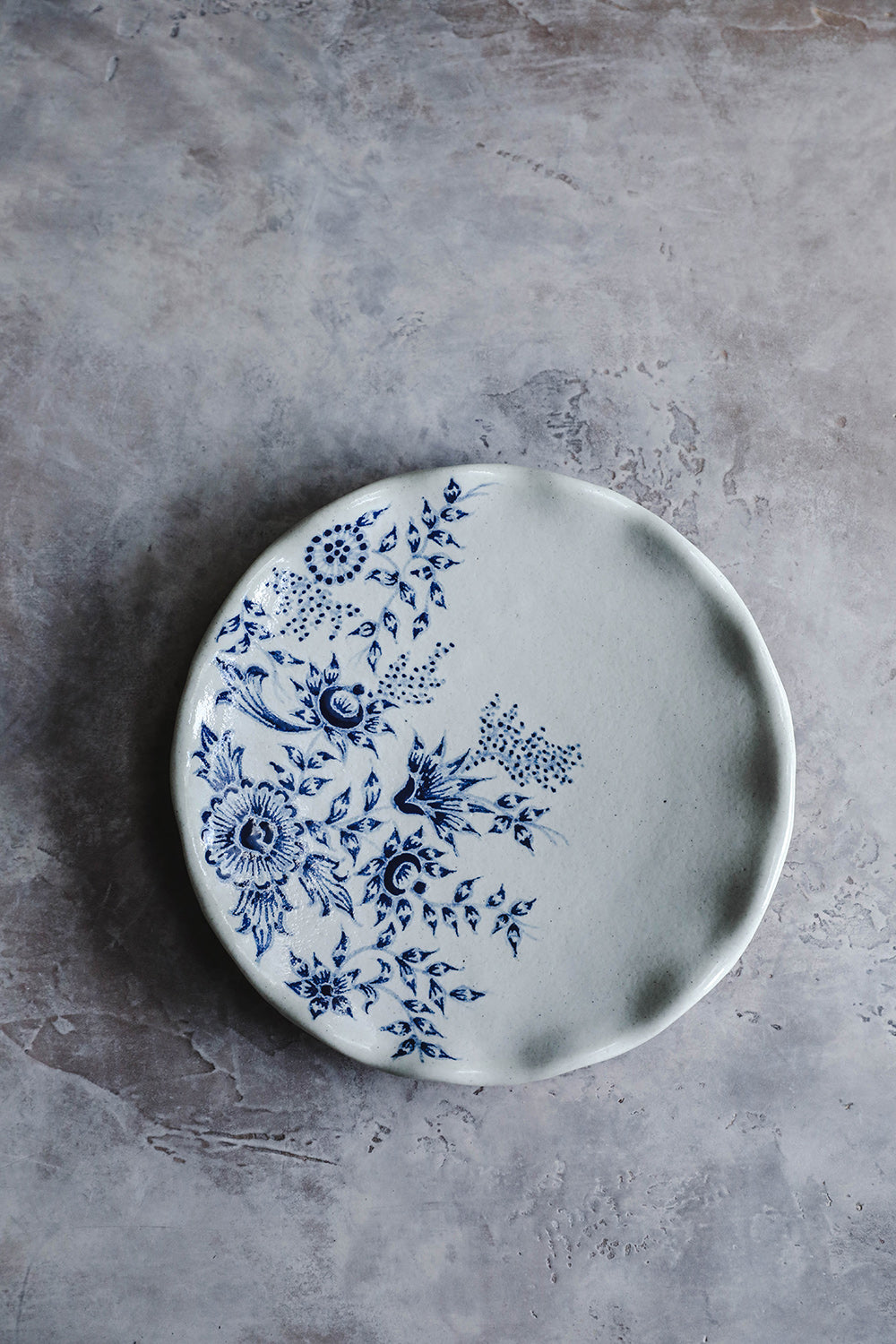 Hand Painted Artisan Plate - Unique Ceramic Dinnerware for Home Decor, Wedding Gifts & Special Occasions | Elegant Handcrafted Decorative Plate for Dining, Wall Display & Collectibles