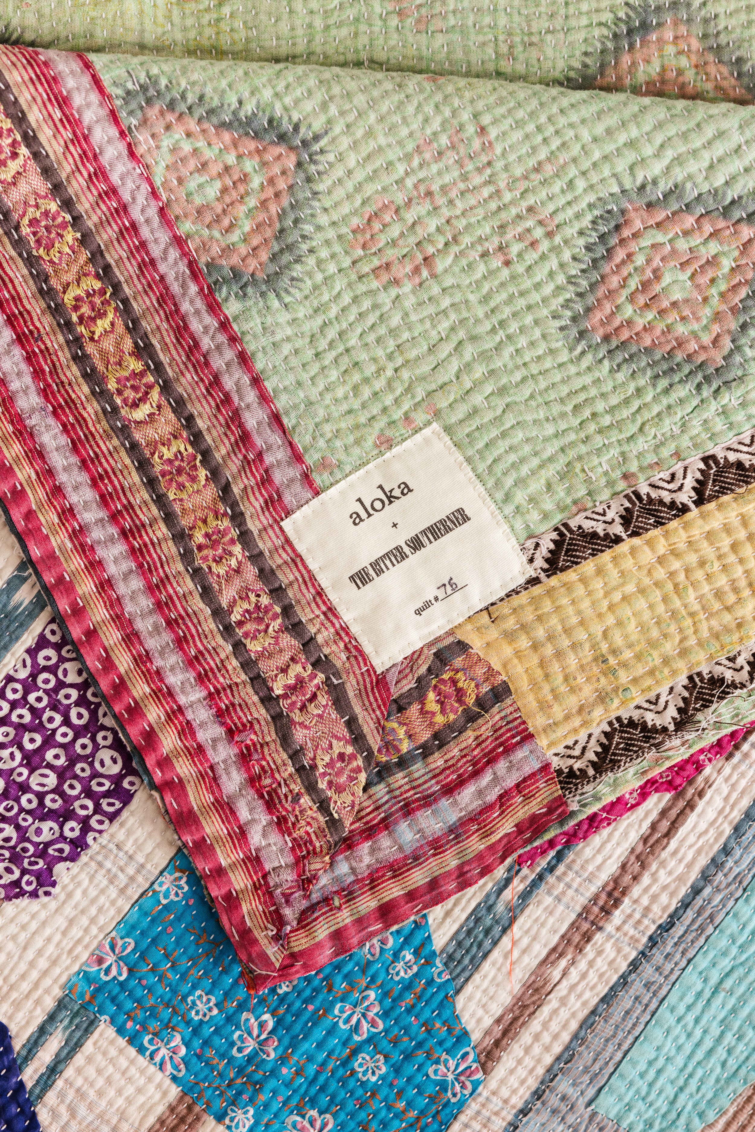 Aloka + BS Quilt #75 - Premium Quality Quilted Bedspread for Cozy Comfort | Perfect for Bedroom Decor, Guest Rooms & Cold Weather Snuggling