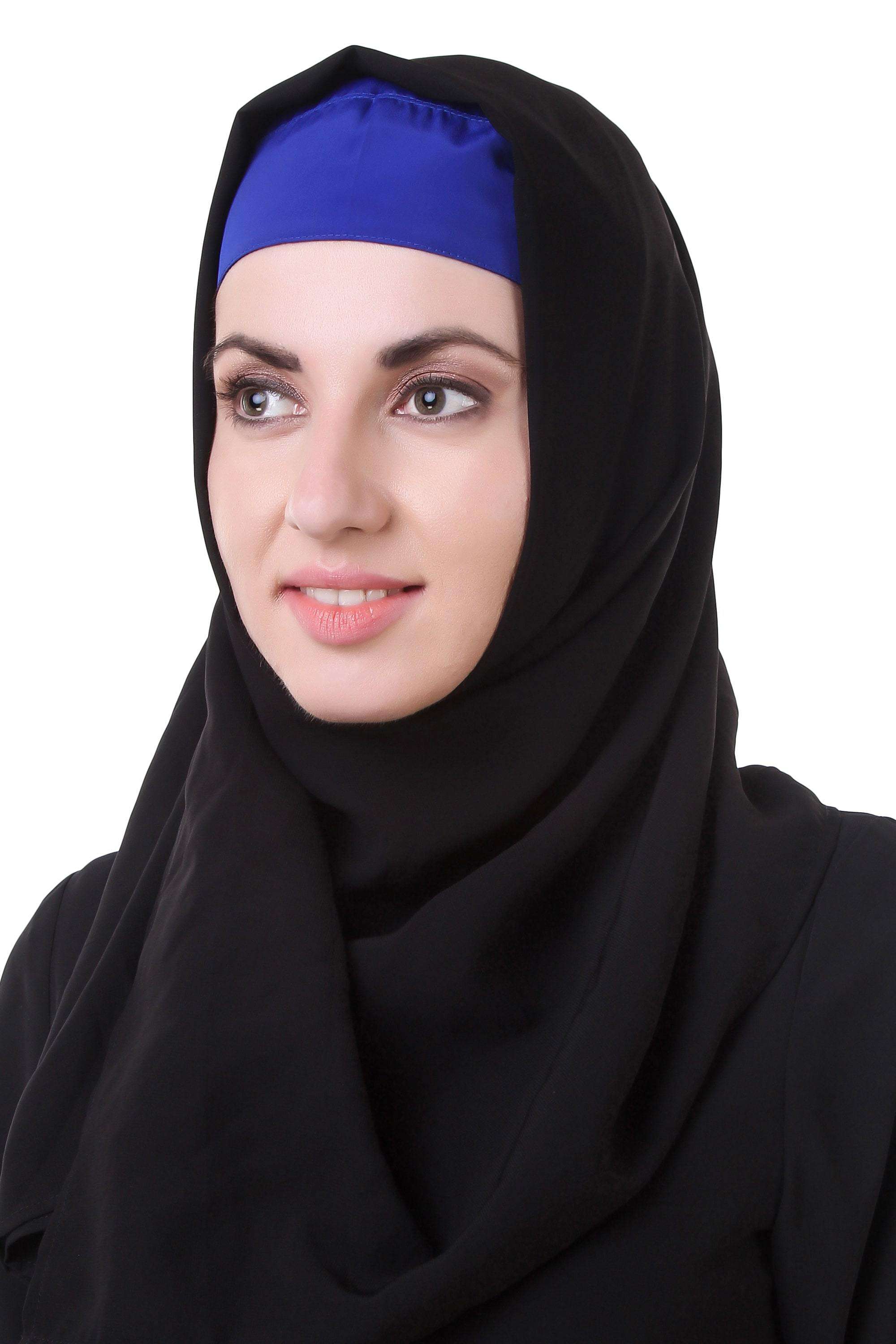 Elegant Black Nida and Georgette Abaya AY 710 - Modest Islamic Dress for Women, Perfect for Prayer, Special Occasions & Everyday Wear