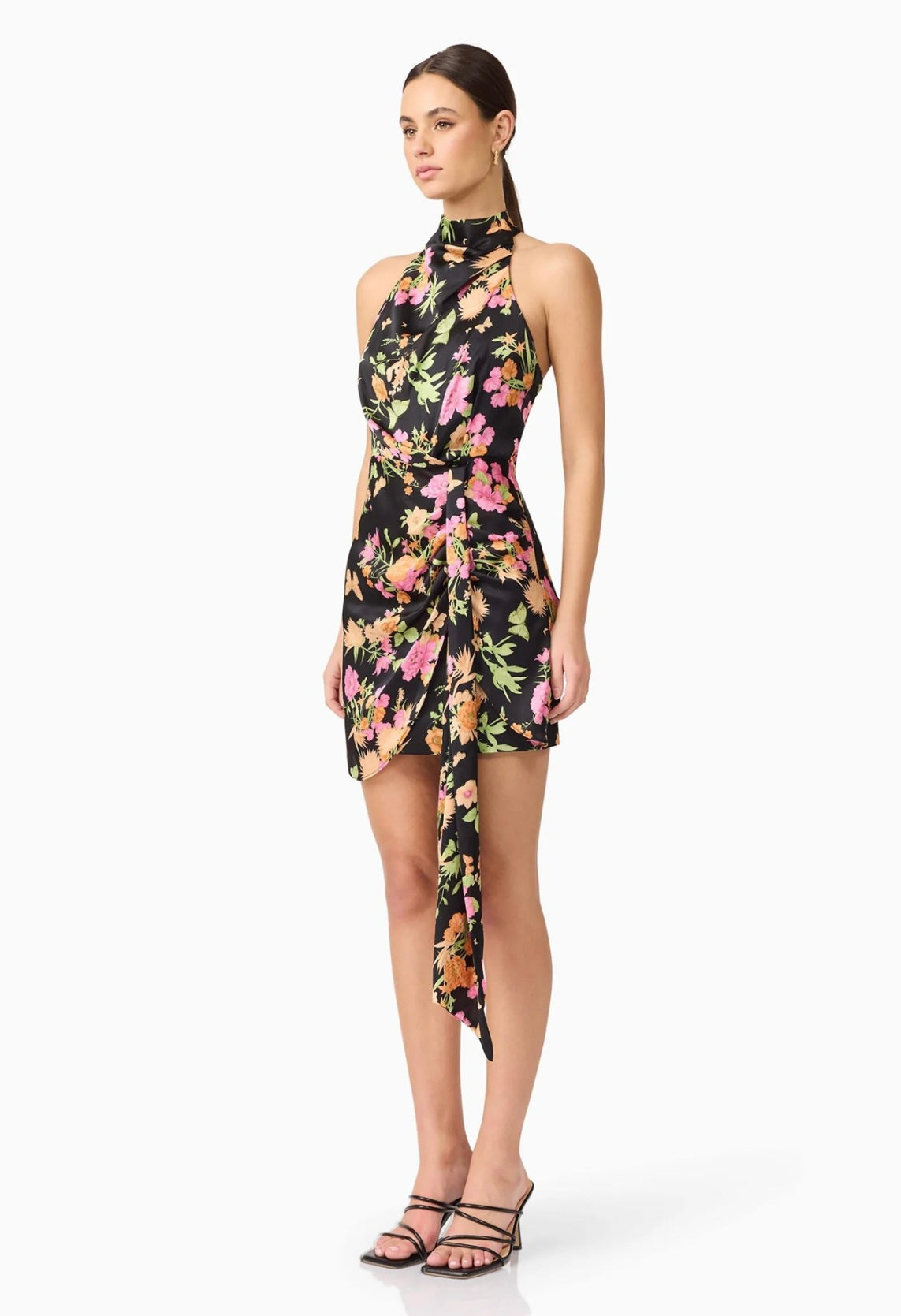 Tess Halter Mini Dress for Women - Sexy Summer Sleeveless Flowy Party Dress - Perfect for Beach, Club, Date Night & Vacation Outfits