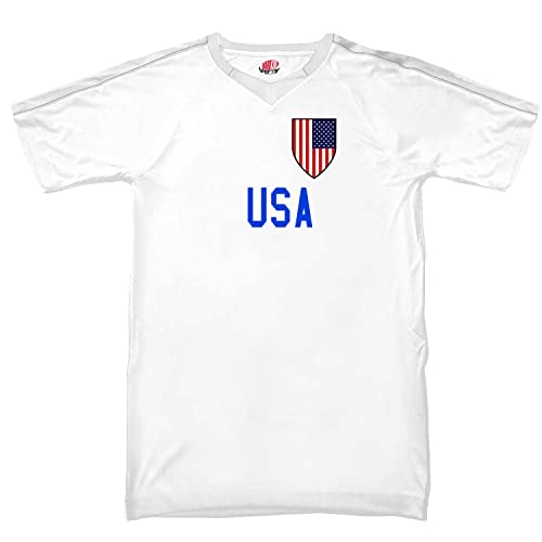 White V-neck