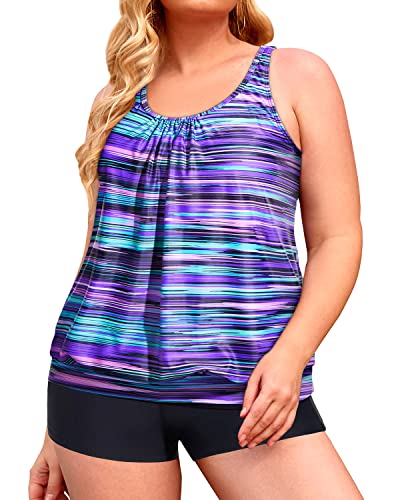 Blue and Purple Stripes