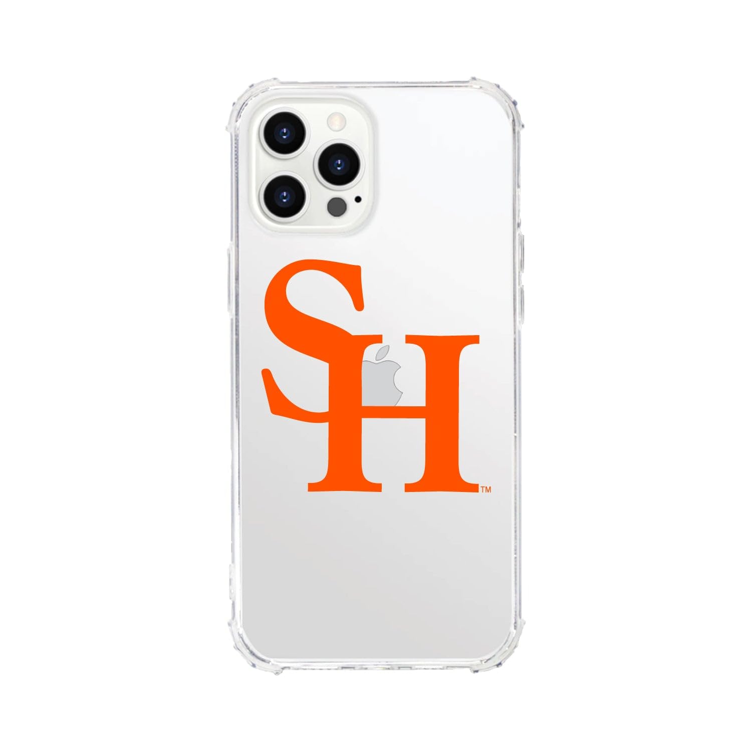 OTM Essentials Durable Phone Case for iPhone 13 - Shockproof Tough Edge Protection - Sam Houston State University Themed - Classic White Design - Perfect for College Students & Alumni