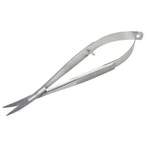 Professional SANDBROS Curved Cuticle Scissors - Stainless Steel Self-Opening Grooming Scissors for Nail Care, Manicure & Pedicure | Perfect for Scrapbooking, Decoupage & Crafting Projects