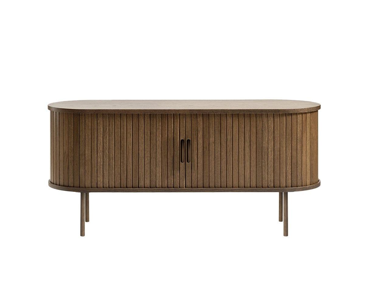 Orella Modern TV Stand with Storage Shelf - Wooden Entertainment Center for Living Room, Bedroom, Home Theater Setup