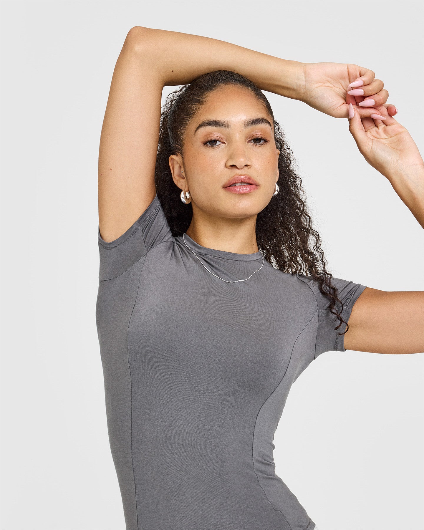 Mellow™ Soft Short Sleeve T-Shirt for Men & Women - Comfortable Cotton Ash Grey Tee - Casual Everyday Wear, Lounge & Outdoor Activities