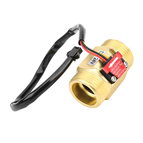 High Precision Turbine Flow Meter for Water Heaters - Digital Hall Sensor Flowmeter with High Temperature Resistance - Ideal for Credit Card Machines, HVAC Systems & Industrial Applications