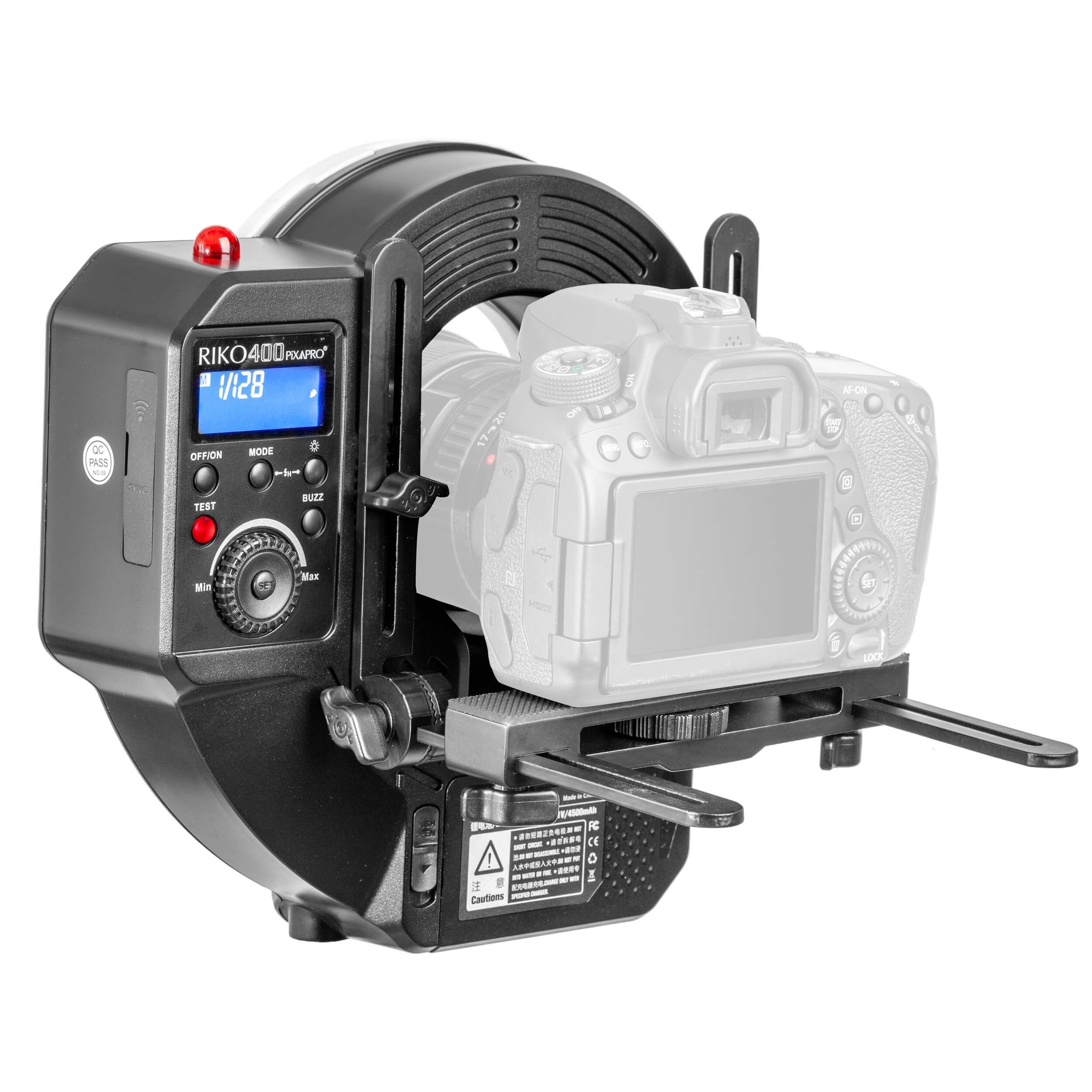 RIKO400 400Ws Professional Daylight Ring Flash for Studio Photography - Compatible with Godox AR400 - Perfect for Portrait, Macro & Fashion Photography