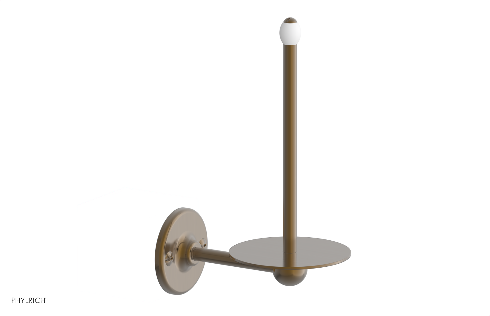 Jamestown Spare Toilet Paper Holder 165 73S - Durable Bathroom Tissue Roll Stand for Home, Office & RV Use