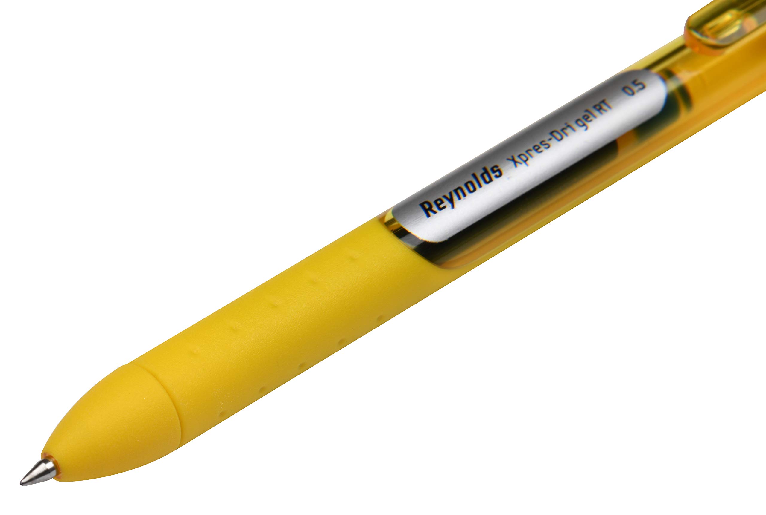Reynolds Xpres-Dri Gel-RT Pen - 0.5mm Fine Point Blue Ink Pens (5-Pack) - Smooth Writing for Office, School & Note Taking