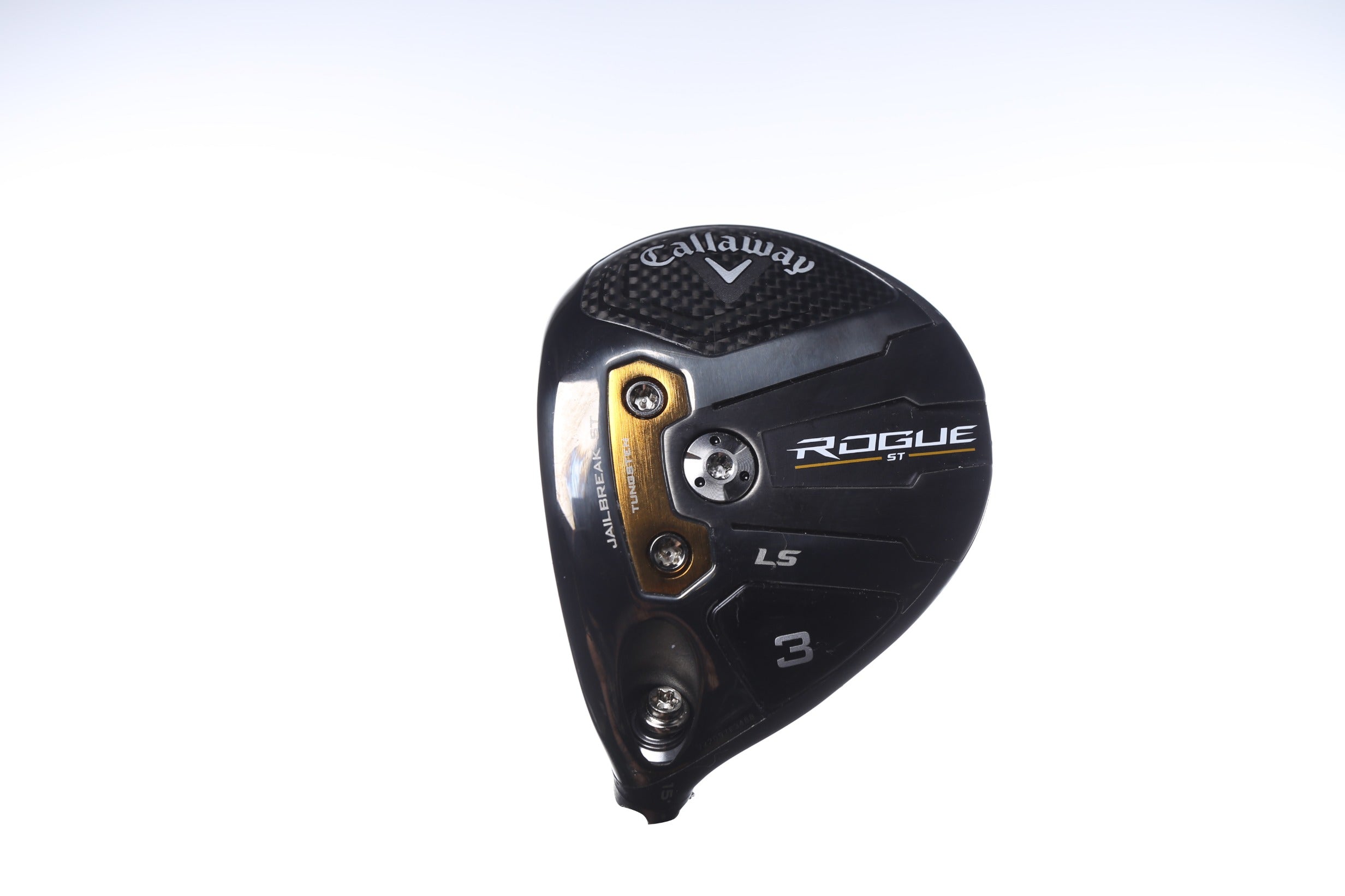 Used Callaway Rogue ST LS Fairway Wood 15° Left-Handed Golf Club Head Only - Perfect for Left-Handed Golfers Seeking Distance & Accuracy on the Course