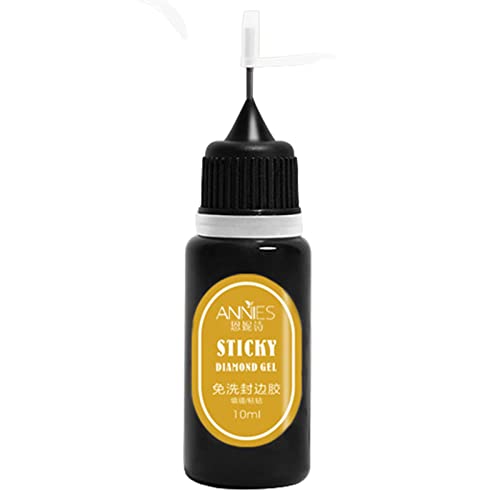 Nail Rhinestone Glue Pen - Strong Adhesive for Nail Foils, Gems & Diamonds - Professional Crystal Decor Gel for Home & Salon Use - Perfect for Nail Art, Manicures & DIY Jewelry Making