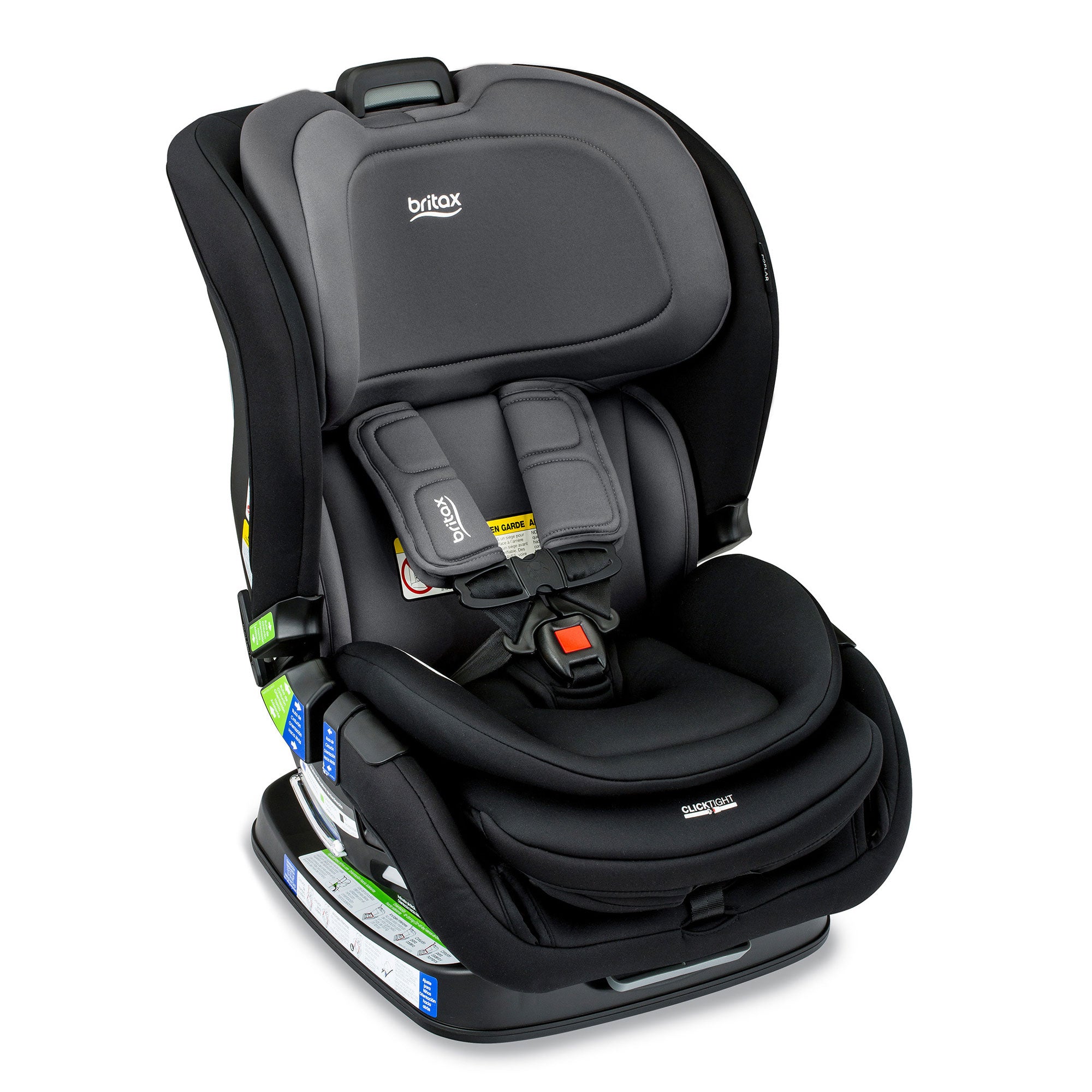Britax Poplar ClickTight Convertible Car Seat for Toddlers & Kids - Safe & Easy Installation for Rear & Forward Facing - Perfect for Travel & Daily Commute