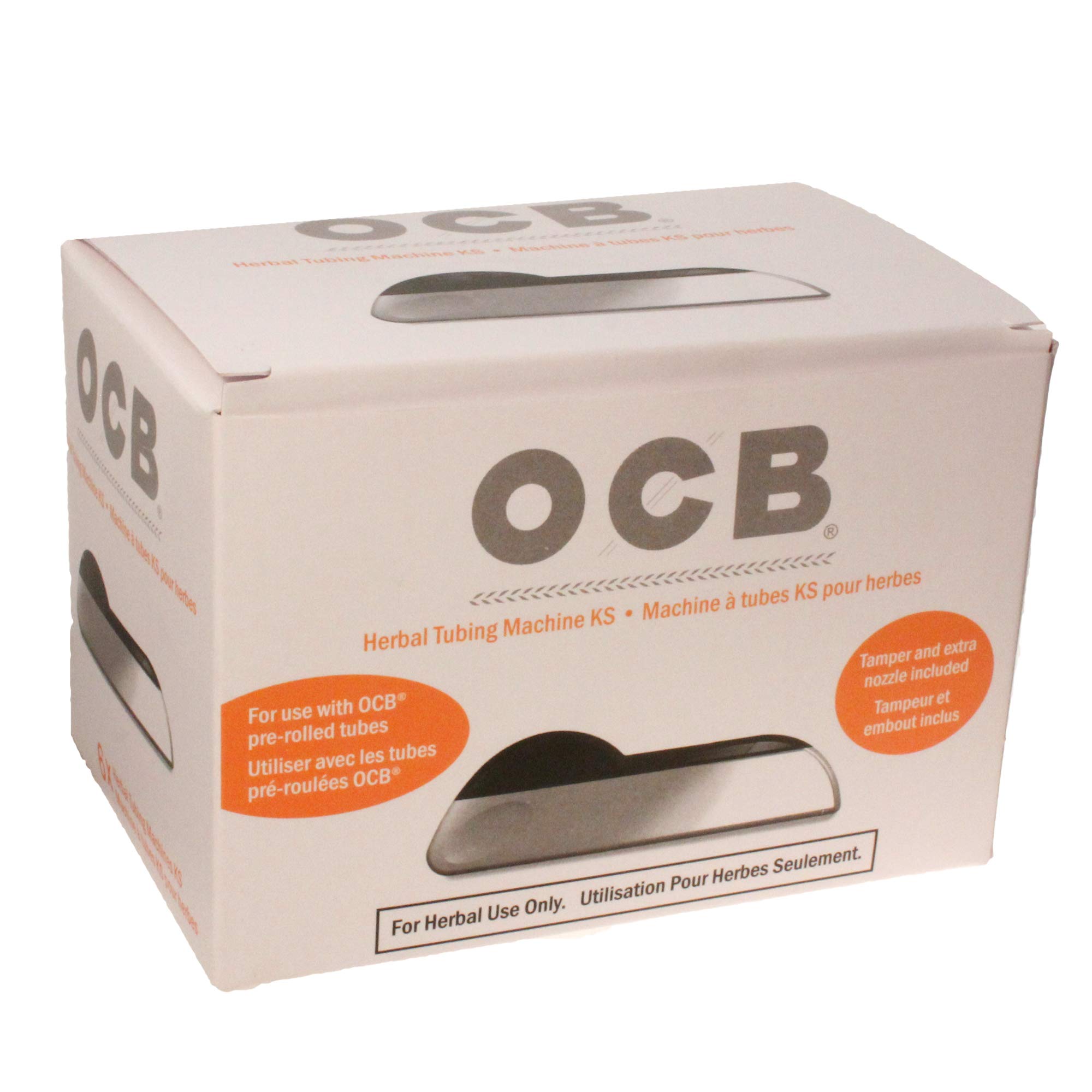 OCB Injector Tubing Machine - King Size Cigarette Rolling Filter (6 Pack) for Handmade Cigarettes | Perfect for Rolling Tobacco, Herbs & DIY Cigarette Making at Home or Parties