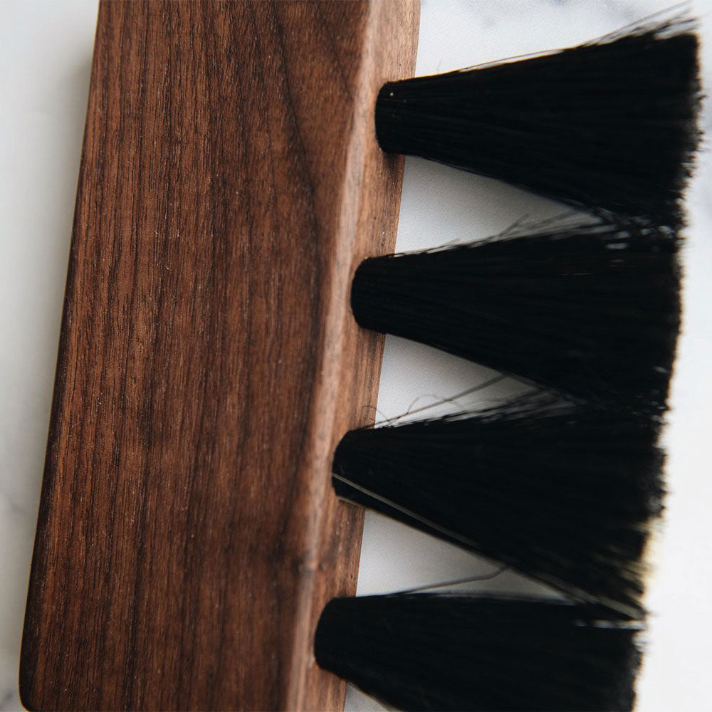 Premium Medium Wooden Counter Brush No. MT0996 - Natural Wood Handle Cleaning Brush for Kitchen Countertops, Sinks & Bathroom Surfaces - Perfect for Daily Home Cleaning & Stain Removal