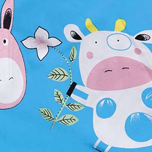 Canvas Farm Animals on Blue