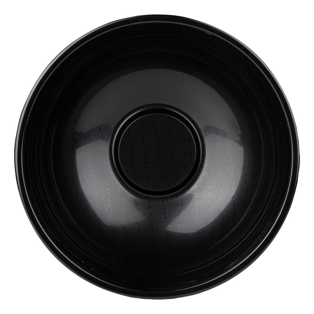 Restaurantware 21oz Recyclable Plastic Salad Bowls - 200-Pack Disposable Large Black Food Containers for Pasta, Salads, Takeout | Eco-Friendly Catering & Party Supplies