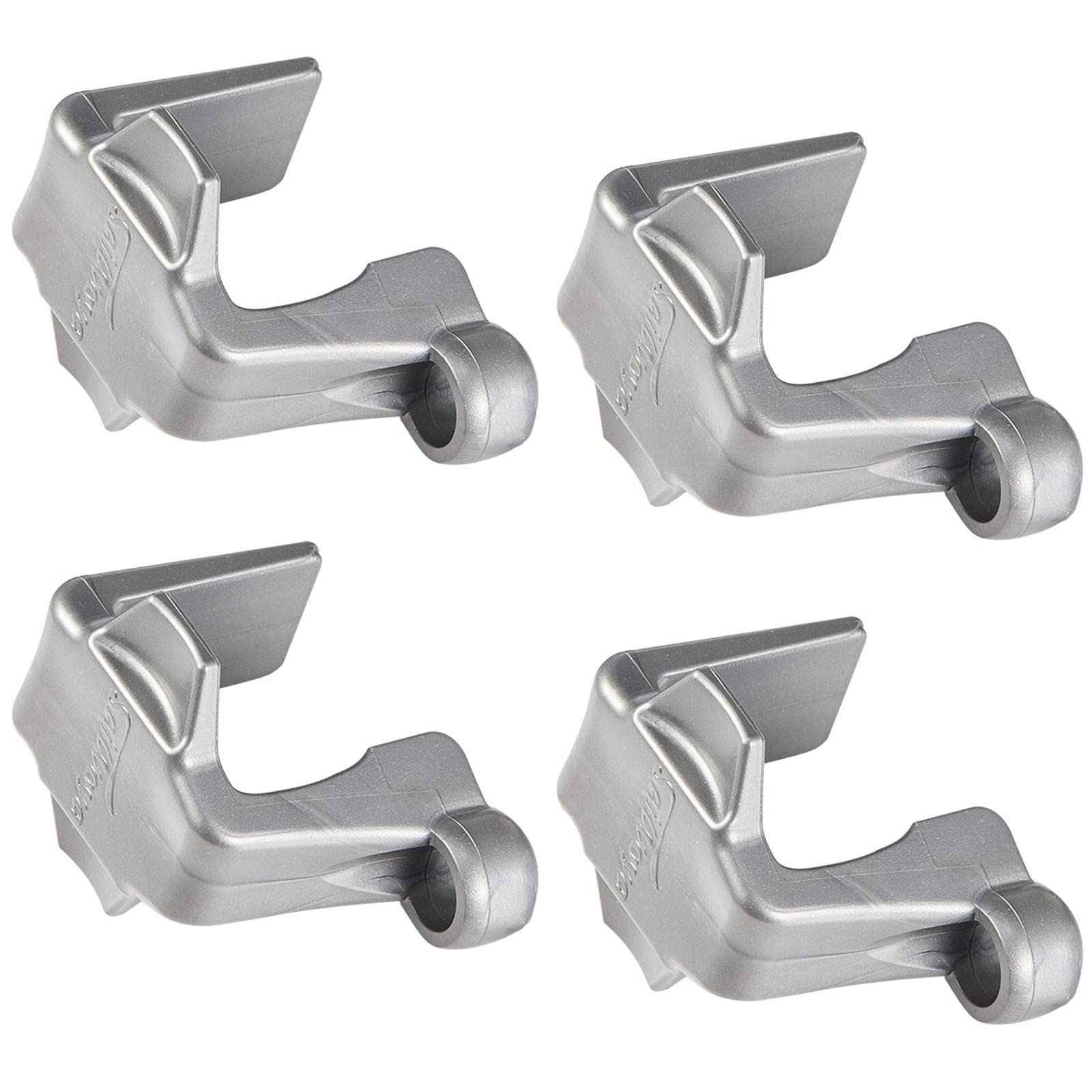 Pontoon Boat Fender Clips - Heavy Duty Square Rail Hangers & Adjusters for Secure Docking - Compatible with Pontoon Bumpers - Perfect for Marina, Dock, and Waterfront Protection