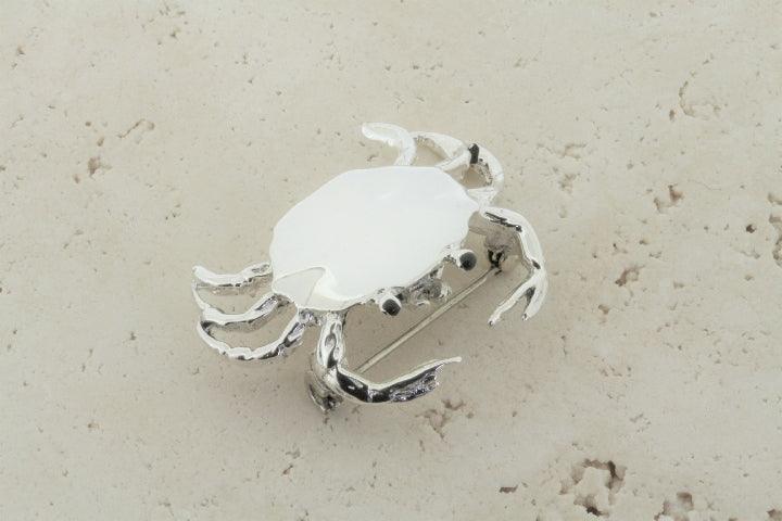 Elegant Sterling Silver Crab Brooch - Perfect for Women's Fashion Accessories, Gifts & Special Occasions