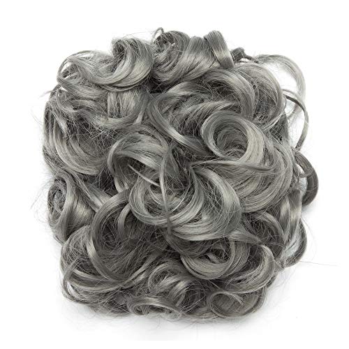Messy Bun Hair Extension for Curly Hair - Clip-in Updo Hairpiece for Women | Perfect for Weddings, Parties & Everyday Styling