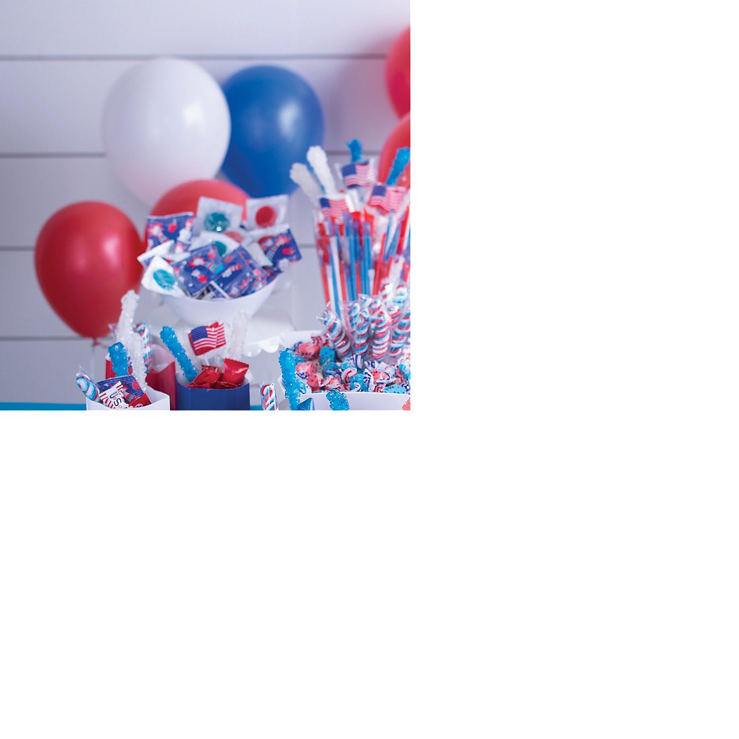 USA Patriotic Sweet Creams Candy - 108 Individually Wrapped Pieces for 4th of July, Memorial Day & Labor Day Celebrations - Perfect for Parties, Parades and Patriotic Gift Baskets