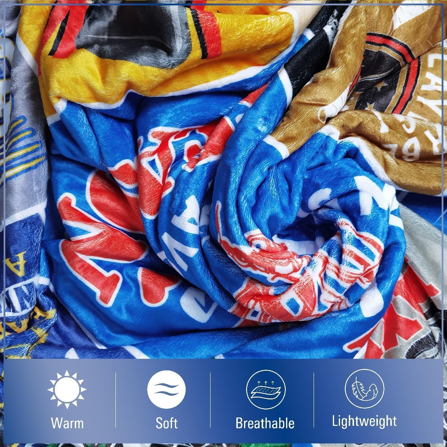 Premium Hockey Throw Blanket 50