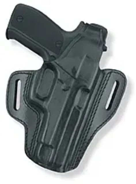 Gould & Goodrich B802-9 Black Two Slot Pancake Holster for Concealed Carry | Perfect for Law Enforcement & Everyday Use