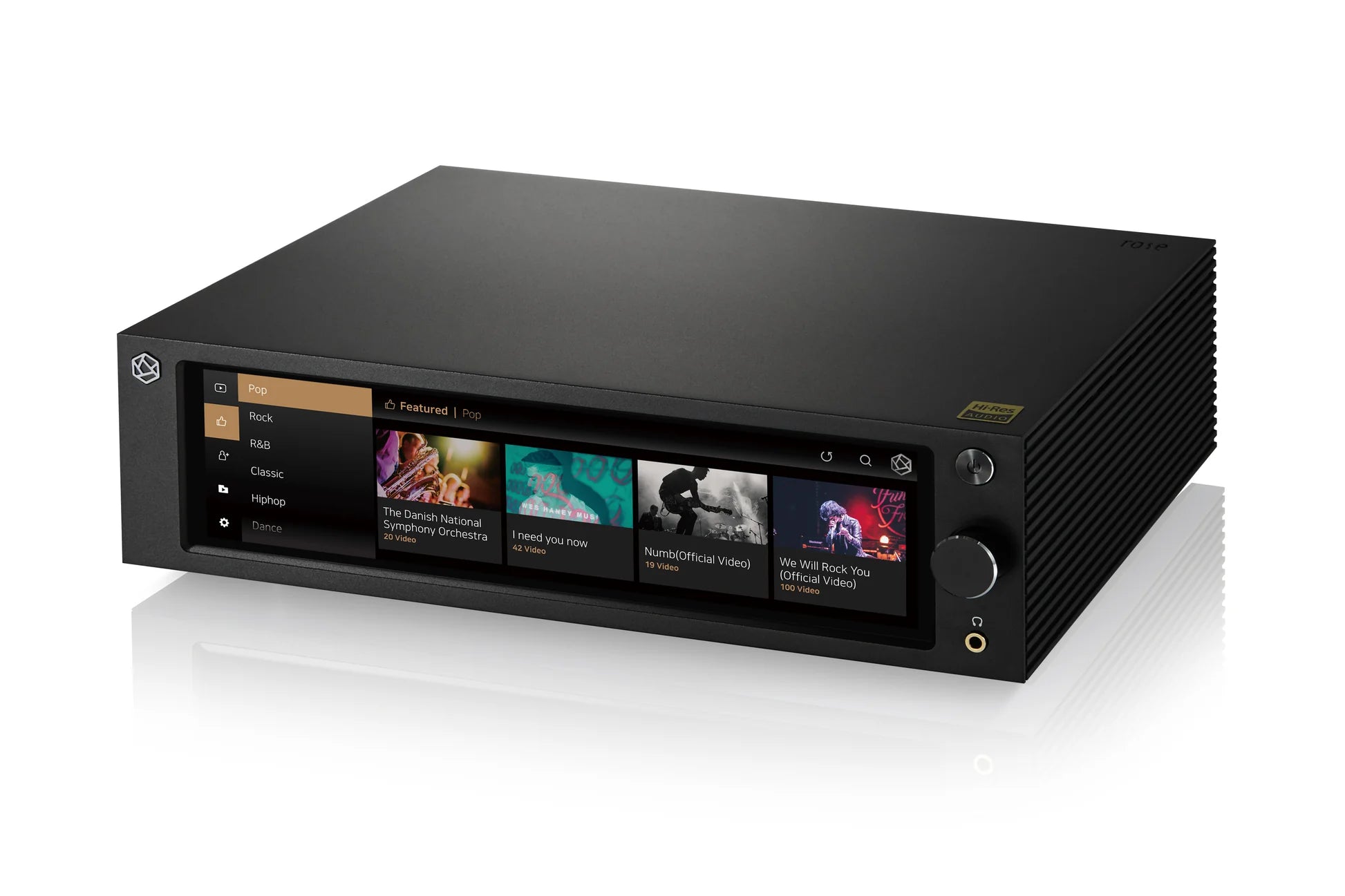 ROSE RS 250 High Performance Network Audio Streamer - Premium Wireless Music Streaming Device for Home Theater & Hi-Fi Systems