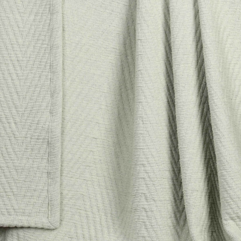 Premium Aswan Cotton Medium Weight Chevron Woven Coverlet - Soft & Breathable Bedspread for All Seasons - Perfect for Master Bedroom, Guest Room, or Dorm Decor