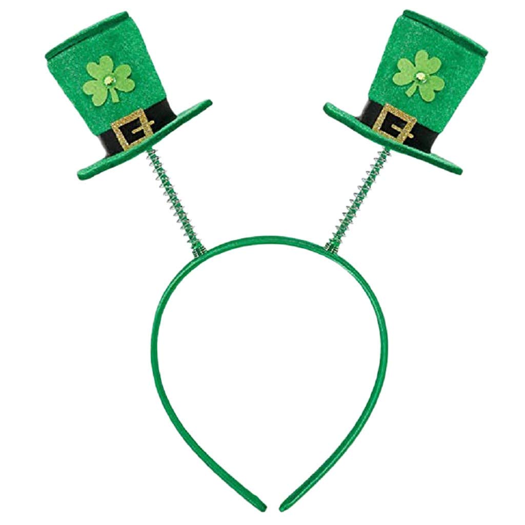 Rainbow Shamrock Headband for St. Patrick's Day - Green Irish Festival Accessory for Adults | Perfect for Parades, Parties & Irish Celebrations