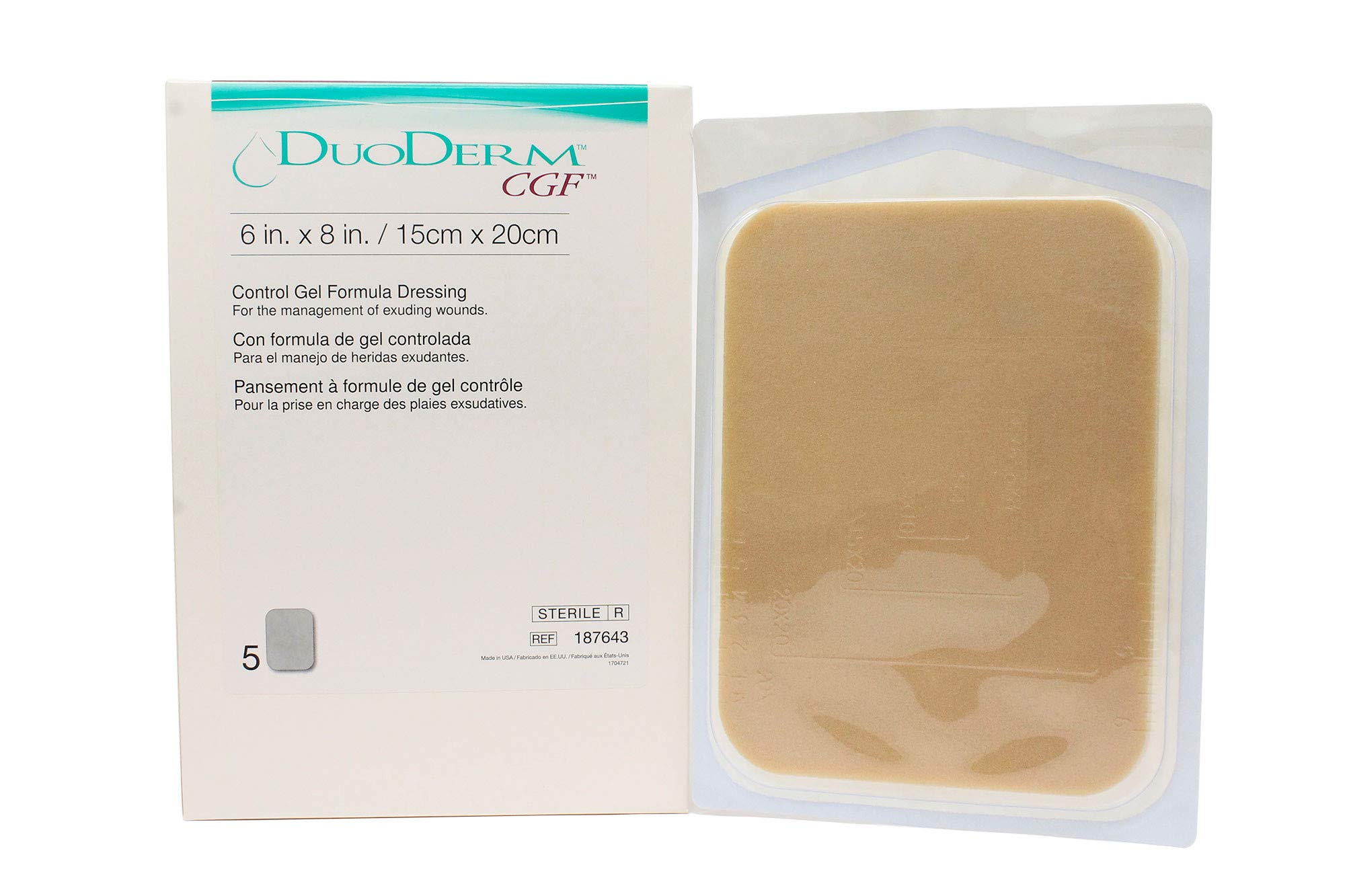Convatec DuoDerm CGF Control Gel Formula Dressing 6