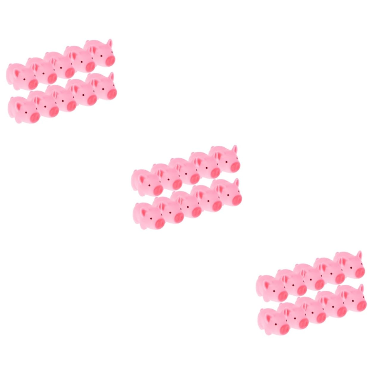 KICHOUSE 36 Pcs Pig Bath Toys for Toddlers - Non-Toxic Baby Sensory Bathtub Toys with Sprinkler Function, Safe Bathroom Play Set (Pink) - Perfect for Sensory Play, Bathtime Fun & Early Learning Development