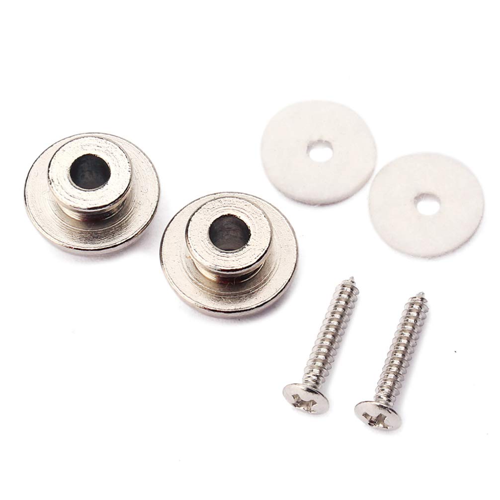 Healifty 2-Pack Electric Guitar Strap Locks - Secure Strap Buttons & Retainer System for Acoustic/Electric Guitars | Perfect for Live Performances & Studio Sessions