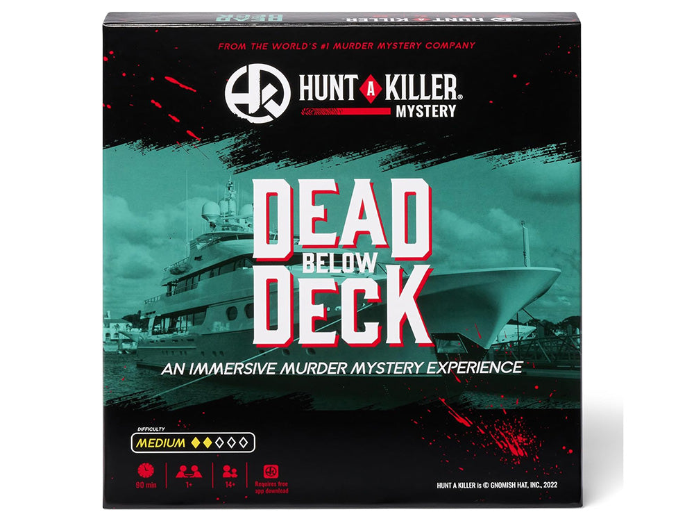 Hunt A Killer Mystery Dead Below Deck - Immersive Murder Mystery Game for Adults - Solve the Crime with Clues & Evidence - Perfect for Game Nights & Escape Room Enthusiasts