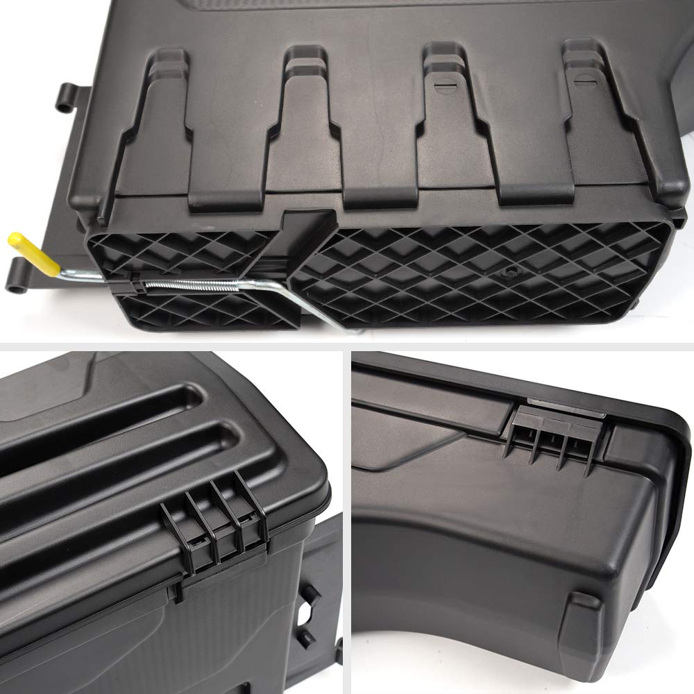 GRAND ORANGE Lockable Truck Bed Toolbox for Dodge Ram 1500/2500/3500 (2002-2018) - Left Driver Side Storage Box | Durable Cargo Organizer for Camping, Work & Road Trips