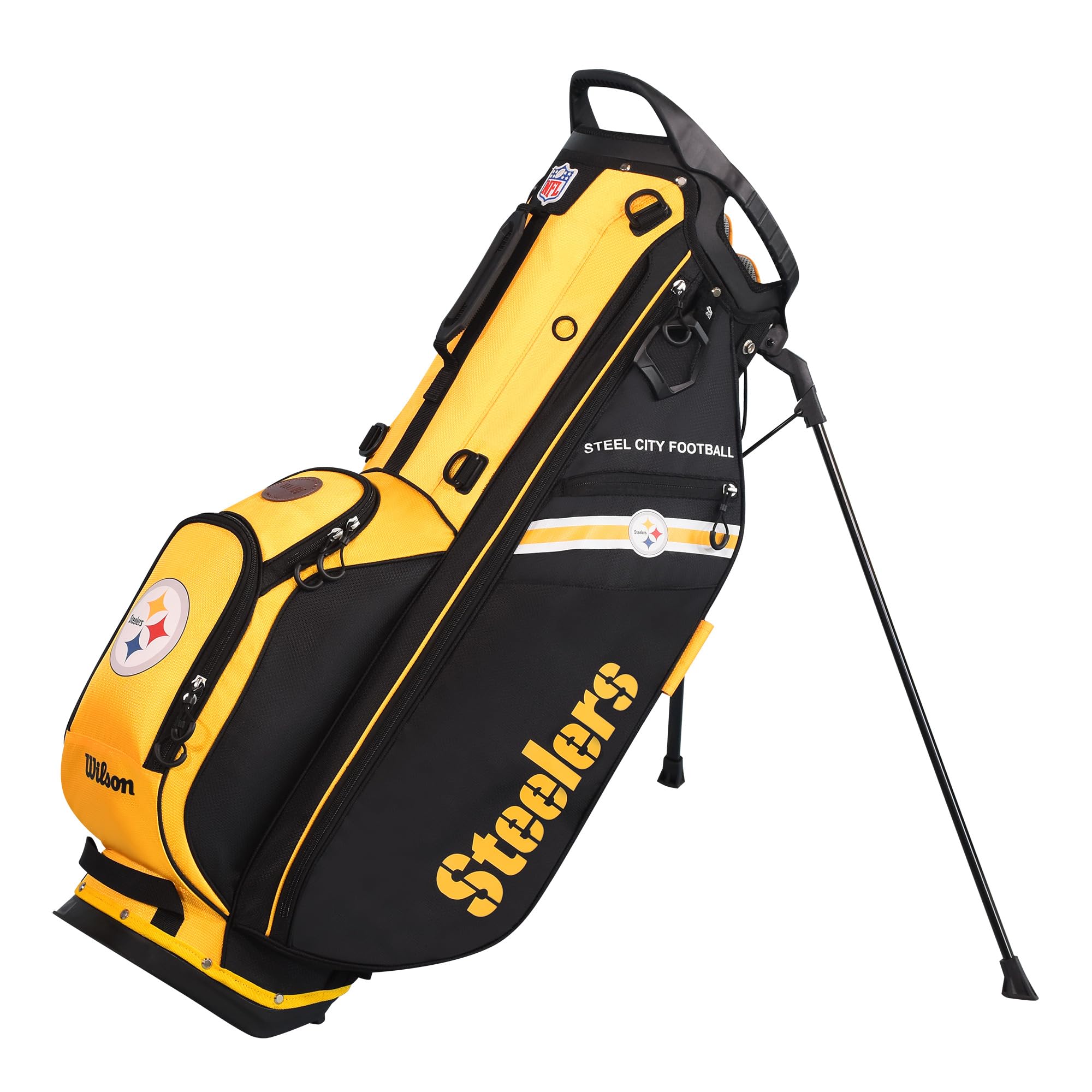 Wilson NFL Official Licensed Golf Bags - Durable & Stylish Golf Carry Bag for Men & Women - Perfect for Football Fans & Golf Enthusiasts - Great for Golf Courses, Tournaments & Tailgating Events