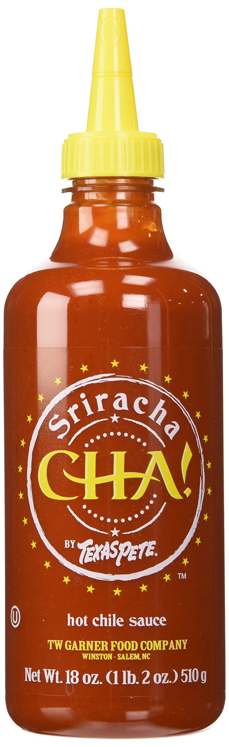 Texas Pete Sriracha Hot Chili Sauce - 18 oz Bottle | Spicy Sriracha Flavor for Wings, Tacos, Burgers & Asian Dishes | Perfect for Cooking & Grilling