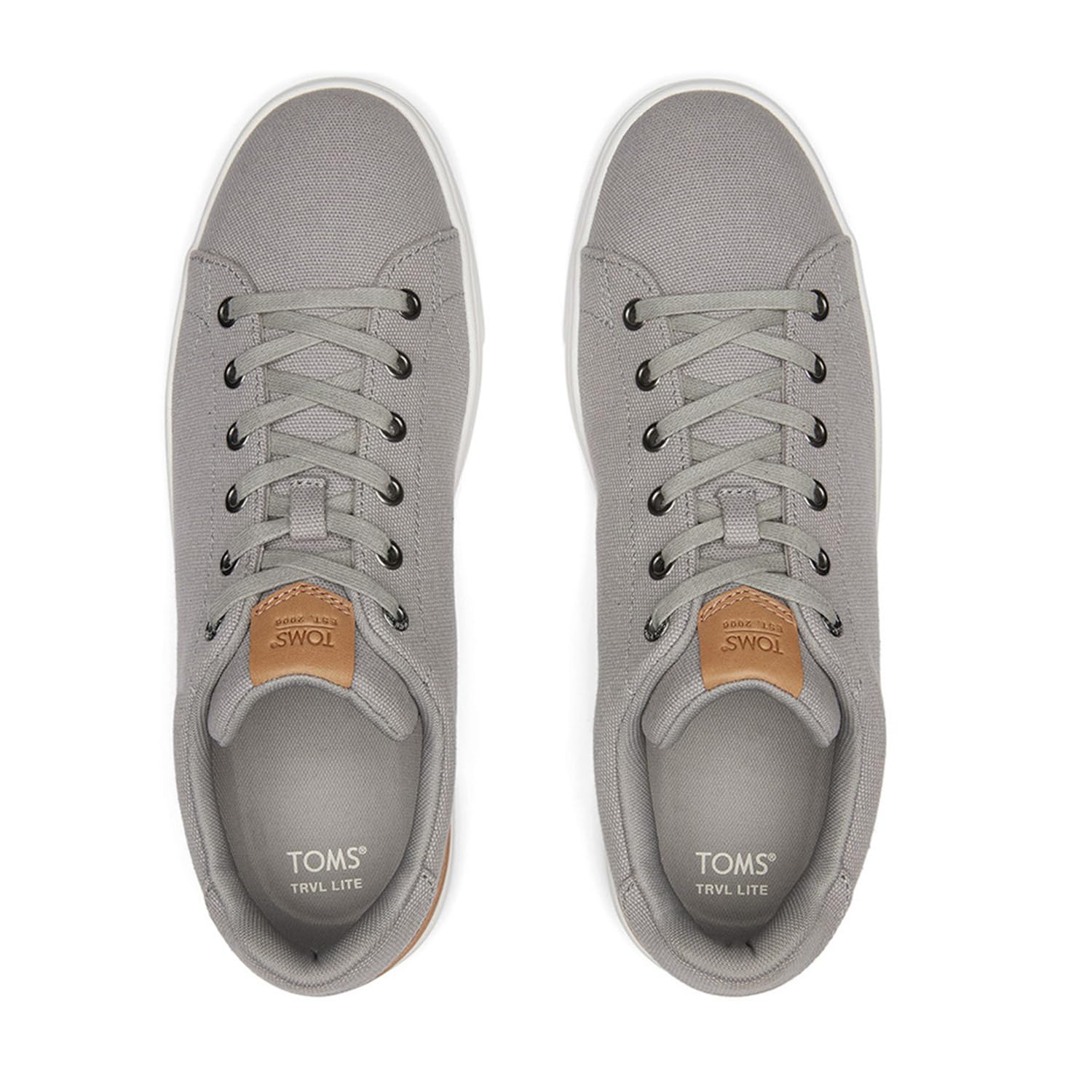 TOMS Men's Travel Lite Low Lace-Up Sneakers - Lightweight Casual Walking Shoes for Men in Black | Perfect for Travel, Work & Everyday Comfort