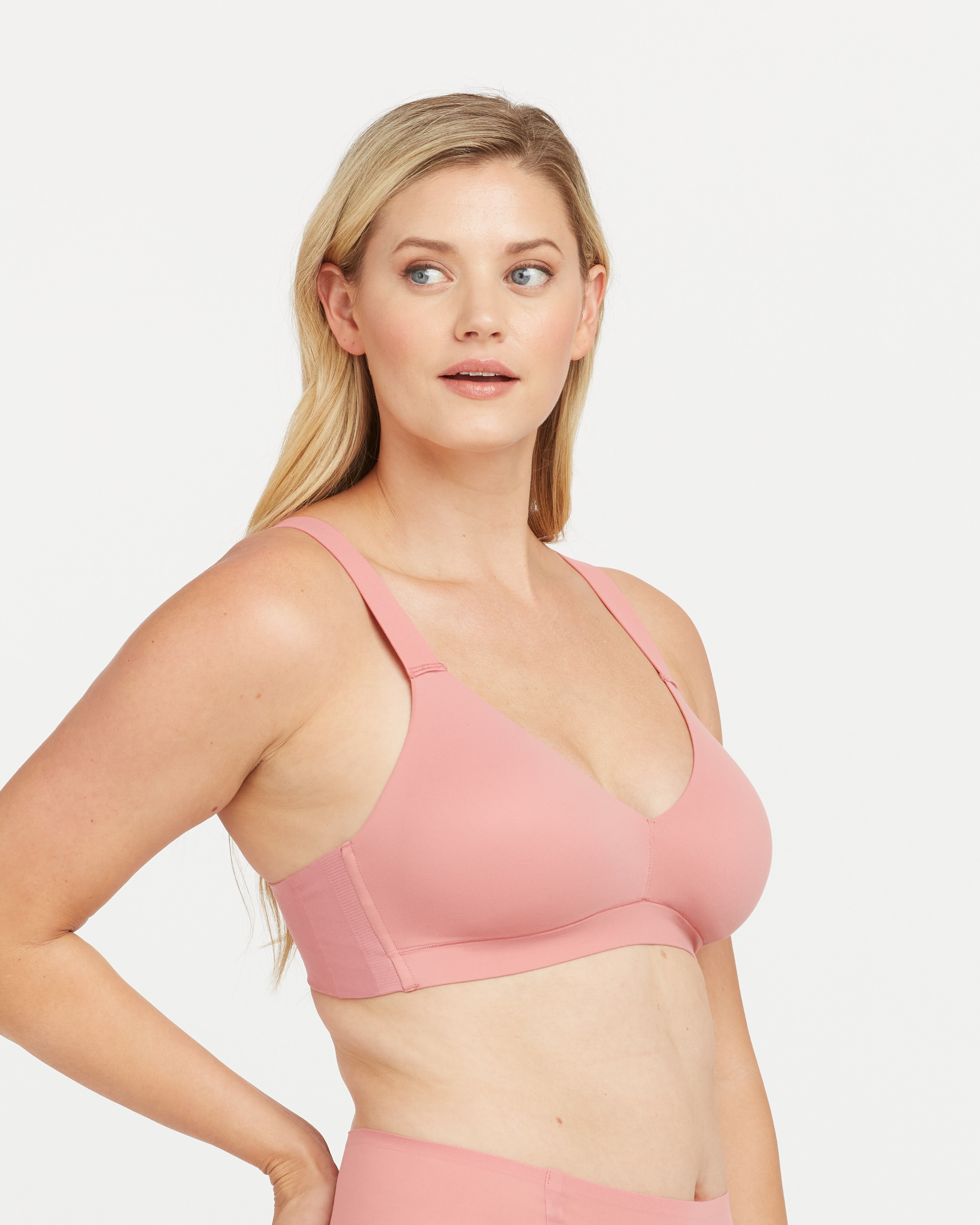 SPANX Smooth Comfort Lightly Lined Bralette - Wireless Support for Everyday Wear, Yoga & Lounge