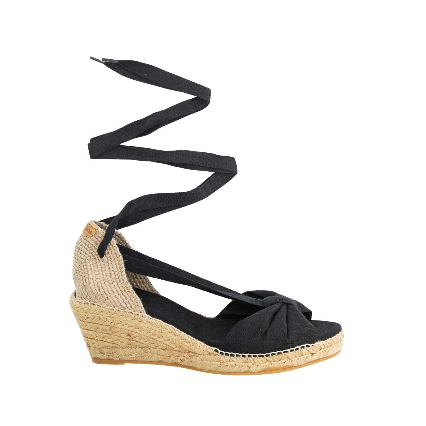 Women's Medium Linen Wedge Heel Espadrilles - Piera 5 Comfortable Summer Sandals for Beach, Vacation & Casual Outings