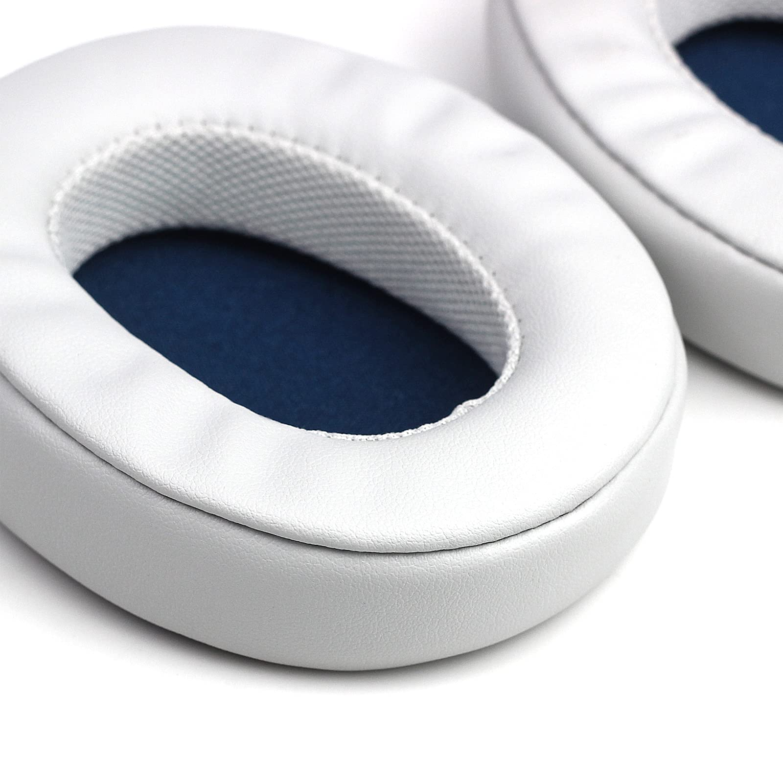 MOLGRIA Replacement Protein Leather Ear Pads for Skullcandy Crusher Wireless, Crusher Evo, ANC HESH 3.0 Over-Ear Headphones - Silver - Comfort Upgrade for Gaming, Music & Travel
