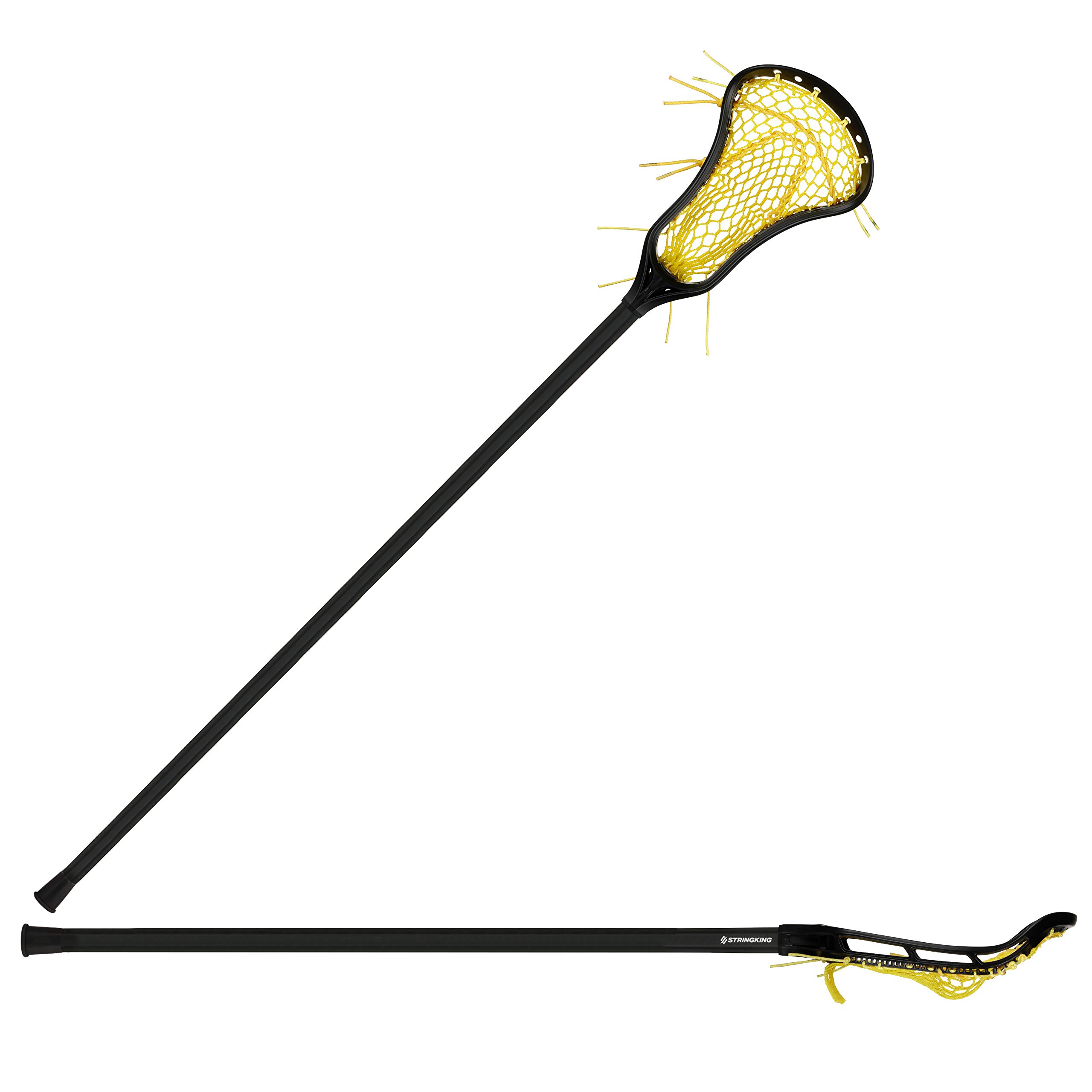StringKing Women's Complete Lacrosse Stick - Lightweight Composite Shaft & Type 4 Mesh | Perfect for Training, Games & Competitive Play