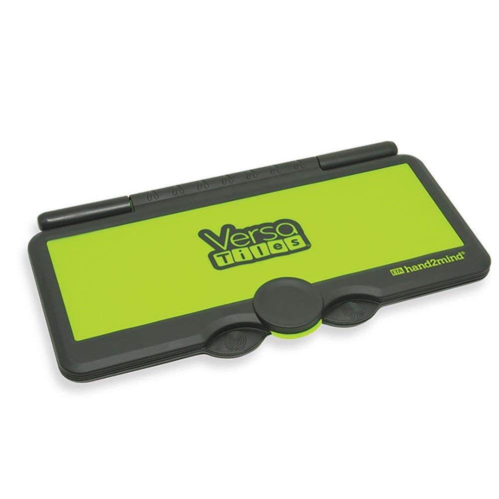 hand2mind VersaTiles Math & Reading Practice System - Limited Edition Black Answer Case (Pack of 8) | Self-Checking Learning Activities for Kids Classroom & Homeschool
