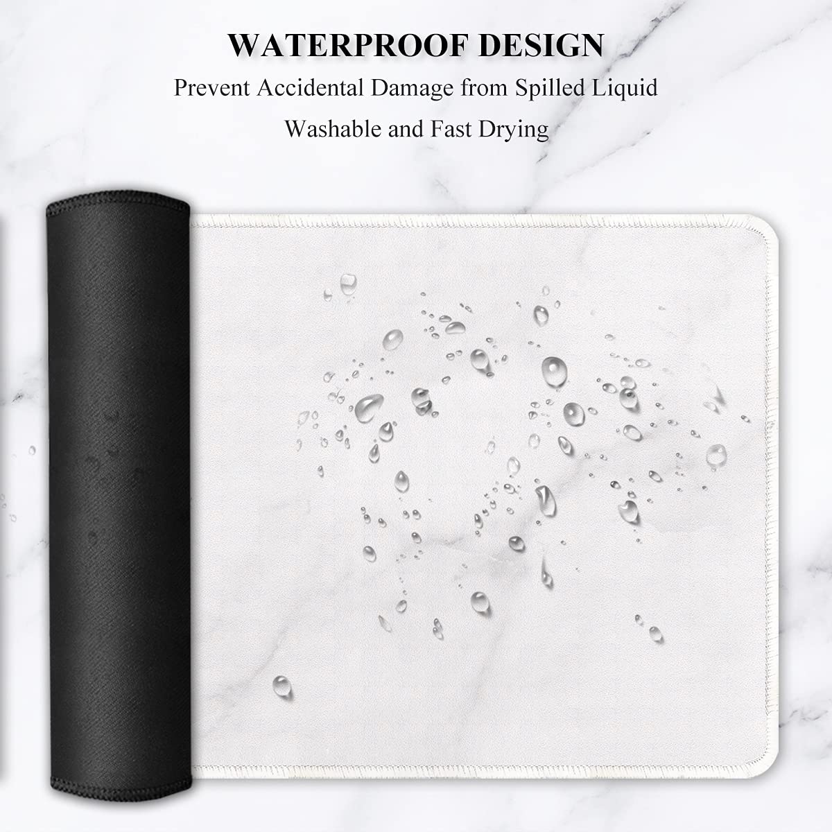 Auhoahsil XXL Gaming Mouse Pad - Non-Slip Desk Mat for PC & Office (35.5x15.7in)