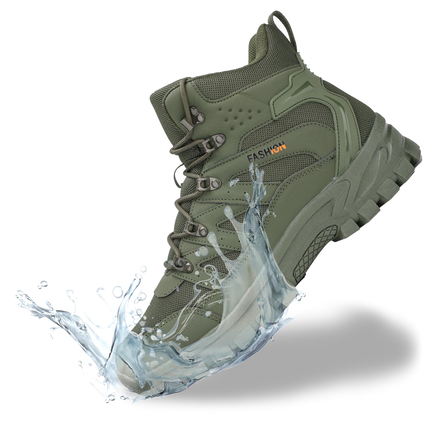**Men's Waterproof Hiking Boots - Lightweight Outdoor Trekking & Backpacking Shoes for Mountain Climbing & Trail Walking - Durable 8061 for Adventure & Travel**