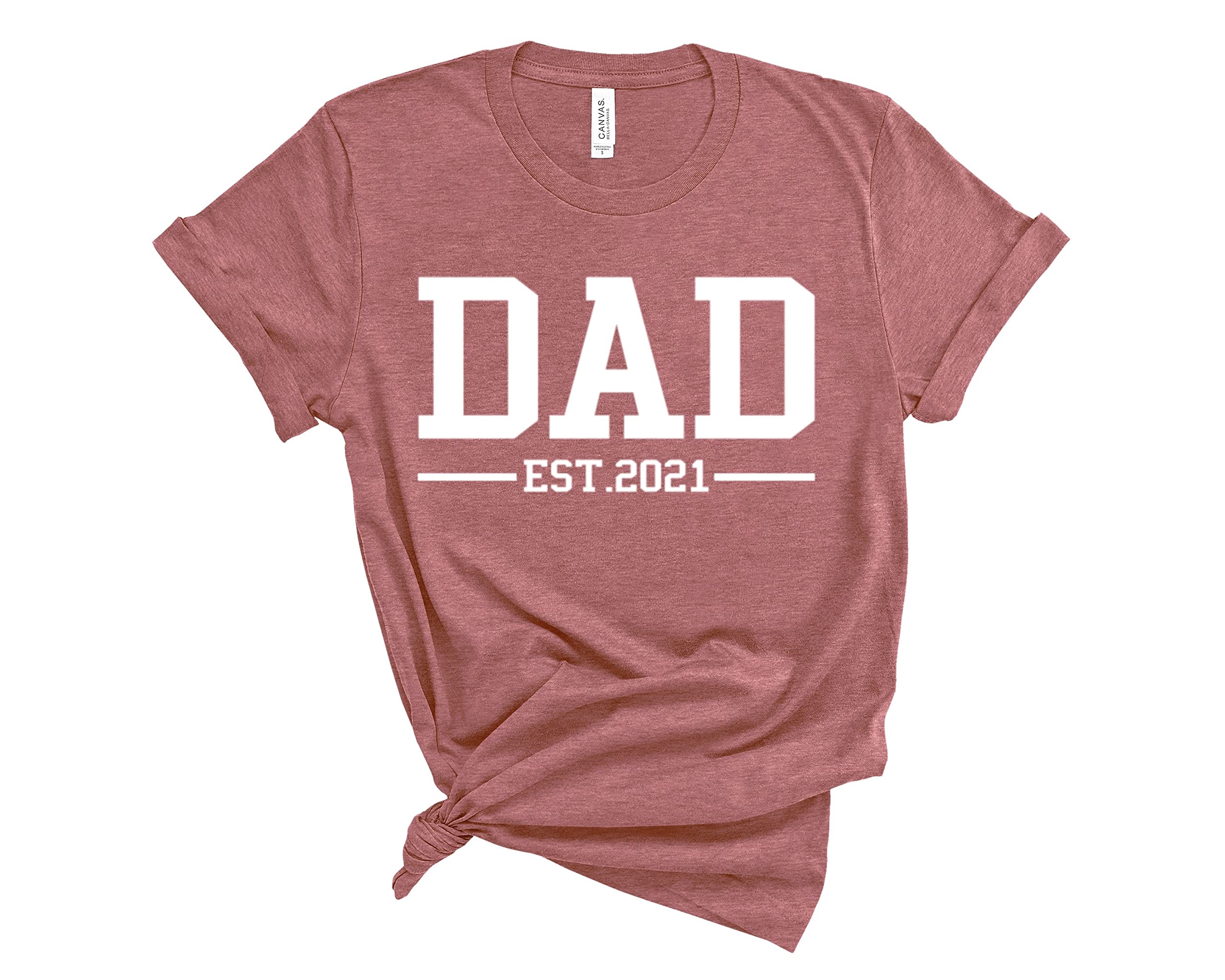 Funny Dad T-Shirt - Est. 2021 Graphic Tee for Fathers Day Gift | Cool Daddy Shirt for Casual Wear, Family Outings & Dad Life Celebration